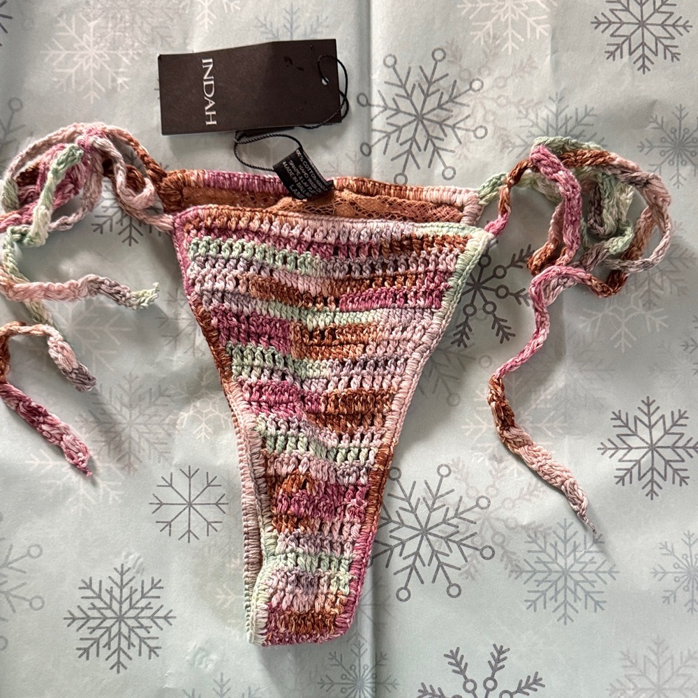 Indah Space Dye Crochet Bikini Bottom